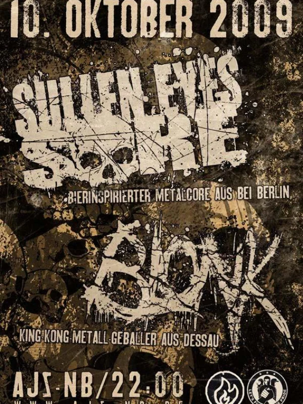 Flyer: SULLEN EYES SORE + BLONK