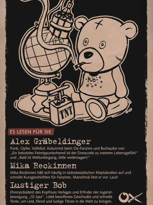 Flyer: BALD IST WELTUNTERGANG, BITTE WEITERSAGEN