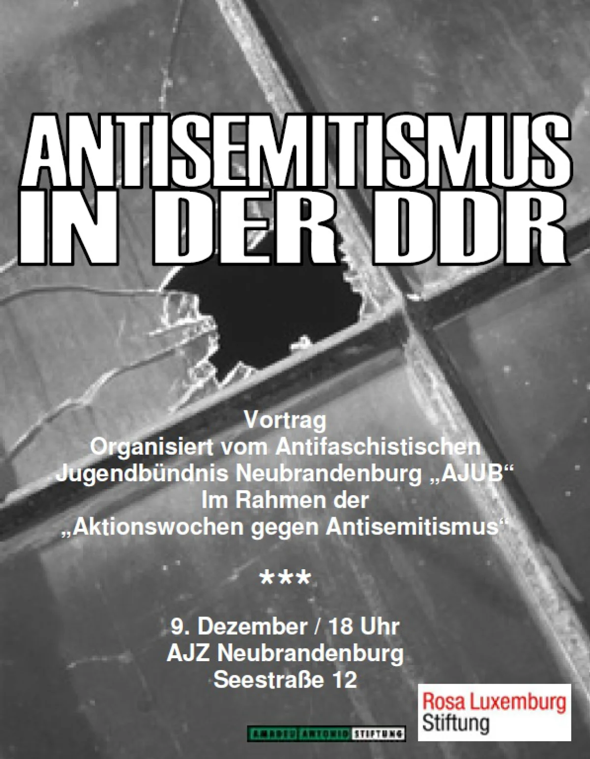 Flyer: Antisemitismus in der DDR