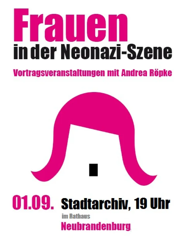 Flyer: Buchlesung mit Andreas Speit