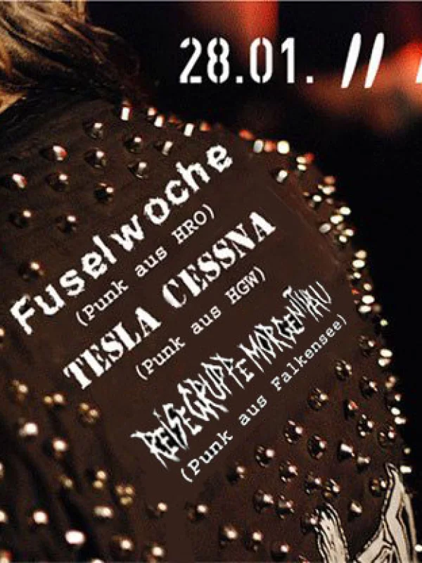 Flyer: FUSELWOCHE + REISEGRUPPE MORGENTHAU + TESLA CESSNA