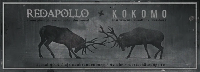 Flyer: RED APOLLO + KOKOMO
