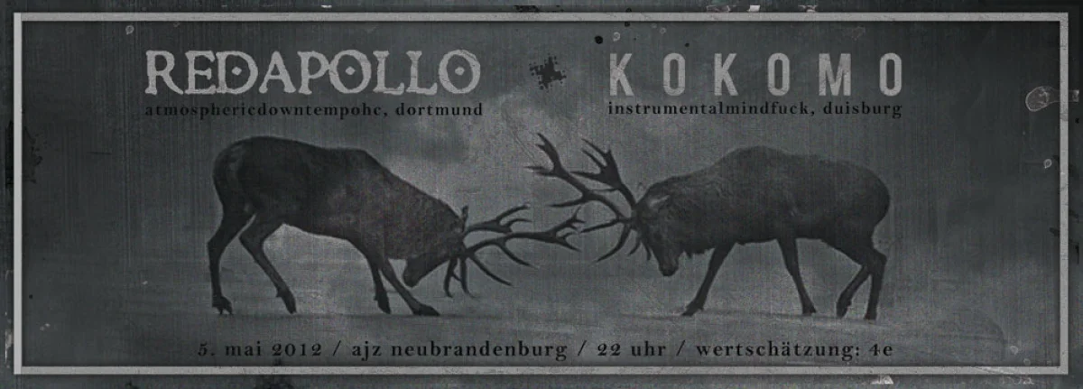 Flyer: RED APOLLO + KOKOMO