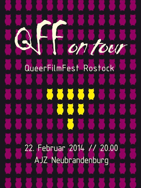 Flyer: QUEERFILMFEST ON TOUR