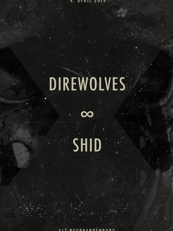 Flyer: DIREWOLVES + SHID