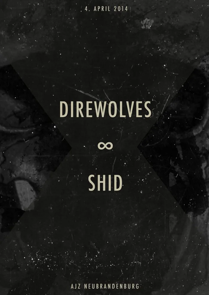 Flyer: DIREWOLVES + SHID