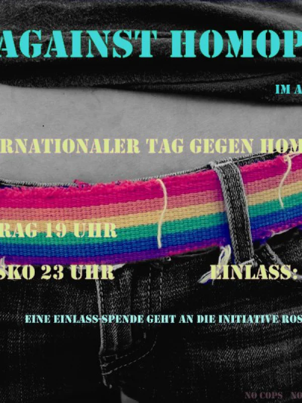 Flyer: DANCE AGAINST HOMOPHOBIA