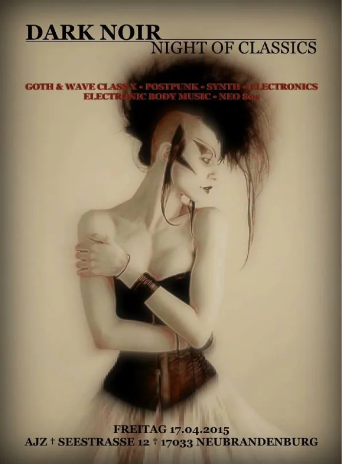 Flyer: DARK NOIR † NIGHT OF CLASSICS