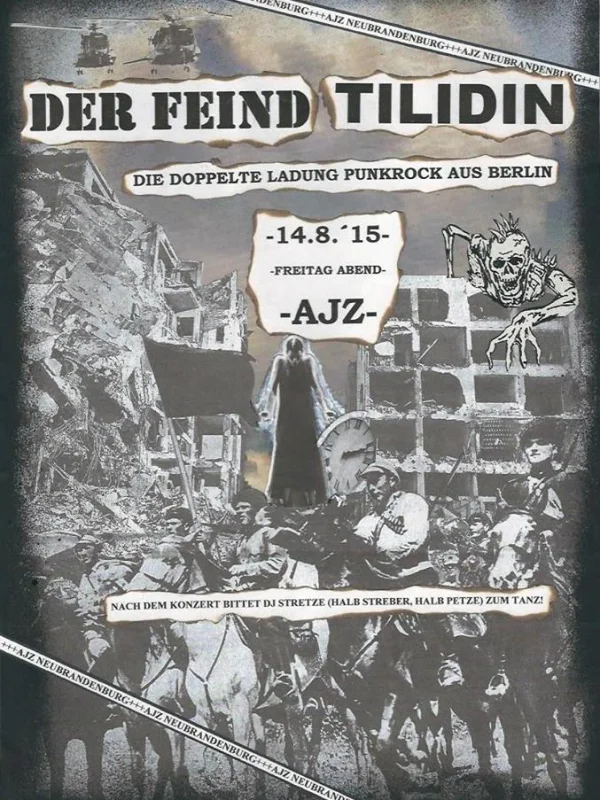 Flyer: DER FEIND + BASTARDO FOUR + DJ STRETZE