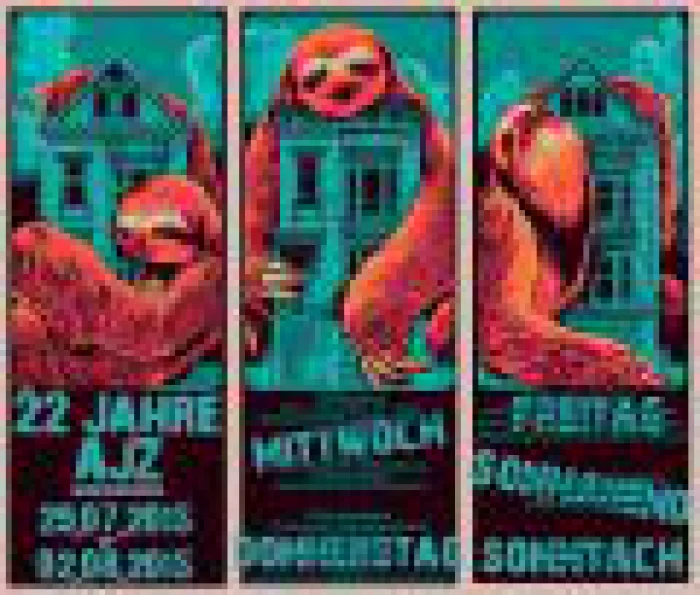 Flyer: 22 JAHRE AJZ + Sonntagsbrunch + Großes Plenum