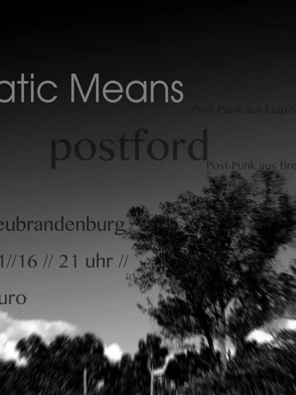 Flyer: STATIC MEANS + POSTFORD