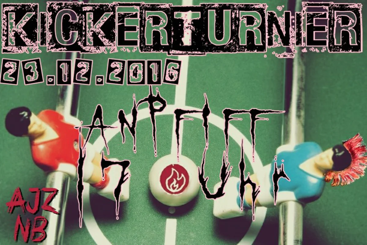 Flyer: KICKERTURNIER