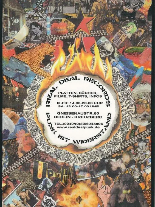 Flyer: SOLI FÜR REAL DEAL RECORDS BERLIN  // GROSSE PLAKATVERSTEIGERUNGSAKTION