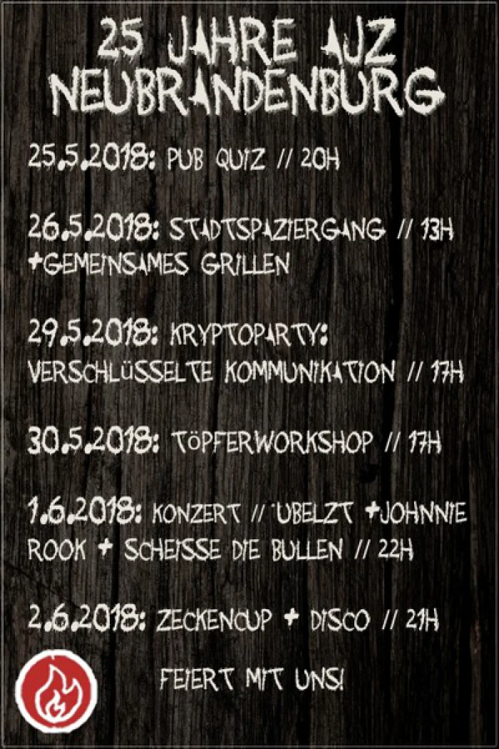Flyer: 25. AJZ-GEBURTSTAG // QUIZABEND