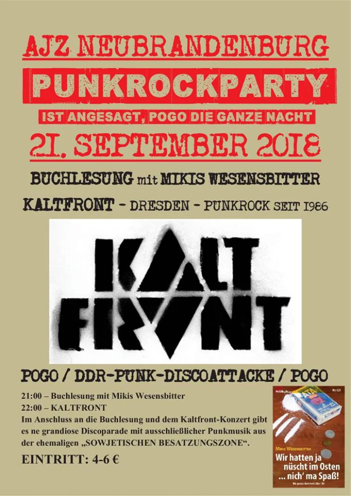 Flyer: MIKIS WESENSBITTER LIEST