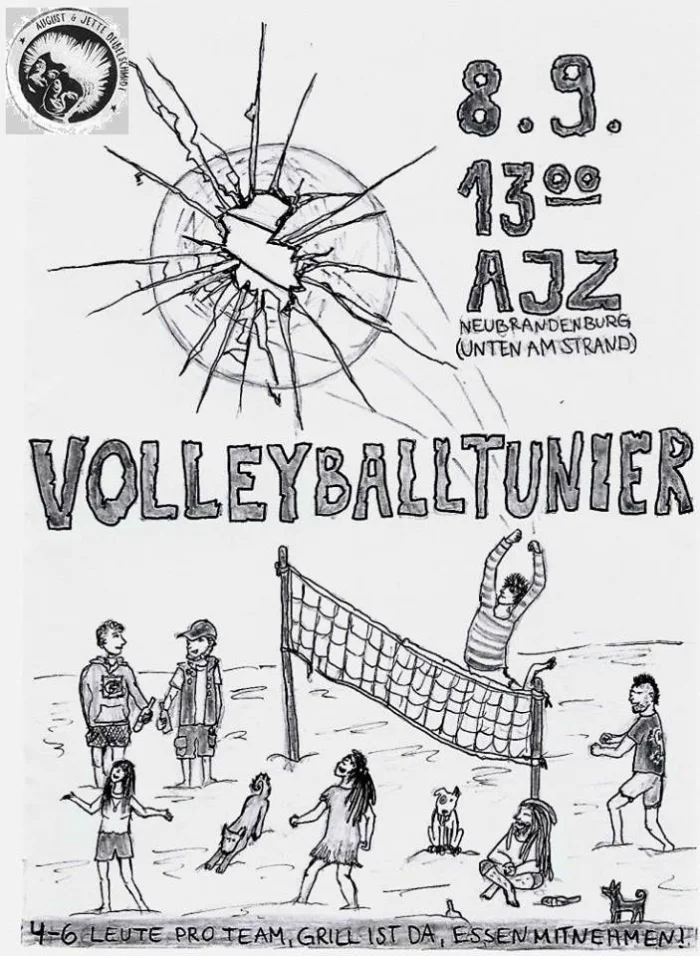 Flyer: VOLLEYBALLTURNIER