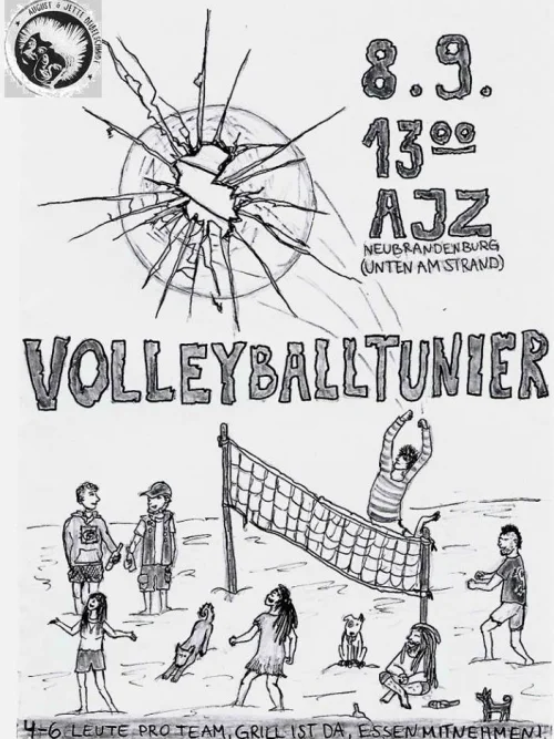 Flyer: VOLLEYBALLTURNIER