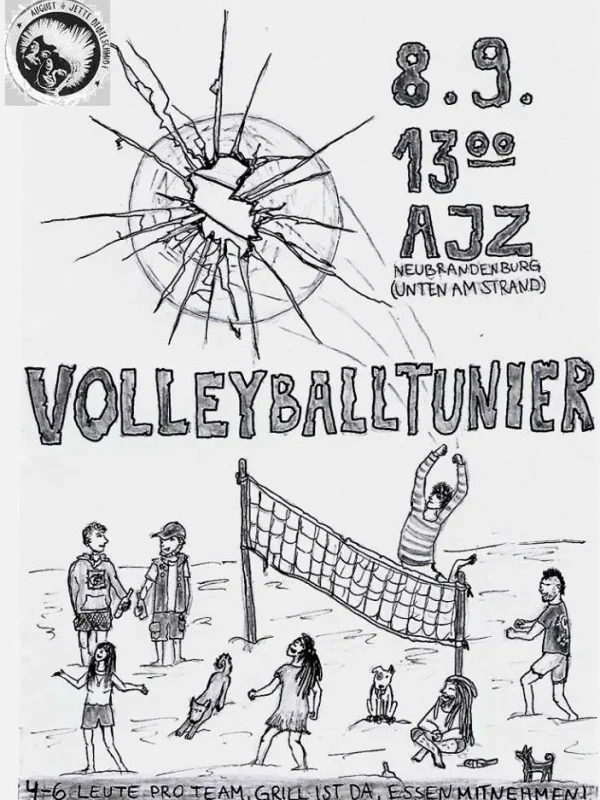Flyer: VOLLEYBALLTURNIER
