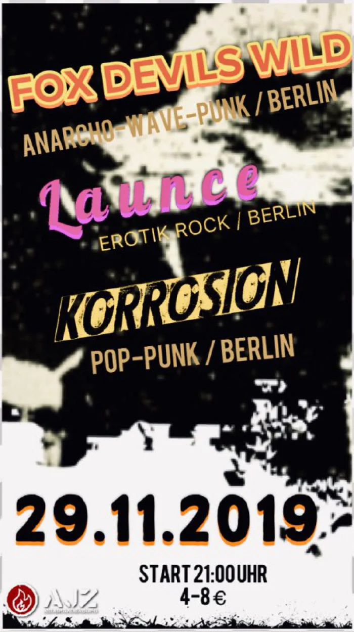 Flyer: LAUNCE + KORROSION