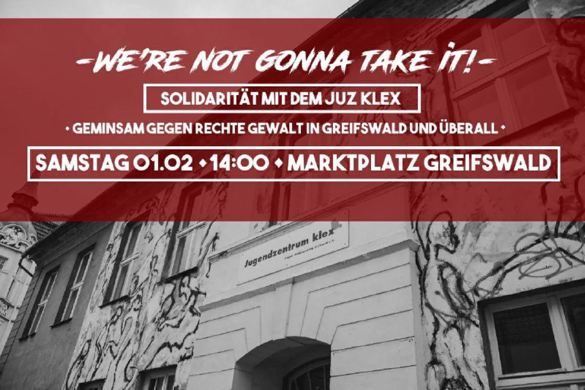 Flyer: Demo: WE´RE NOT GONNA TAKE IT!