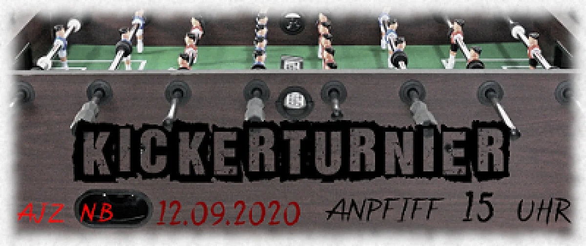Flyer: Kickerturnier OPEN AIR