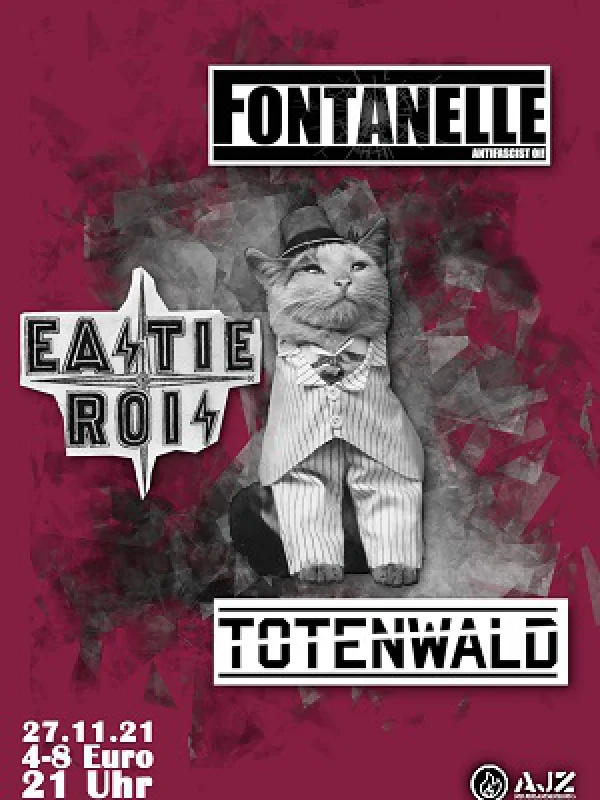 Flyer: TOTENWALD + EASTIE ROIS + FONTANELLE