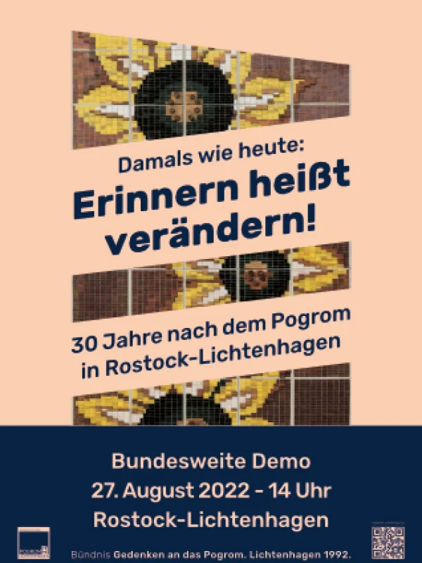Flyer: DEMO ERINNERN HEIßT VERÄNDERN!