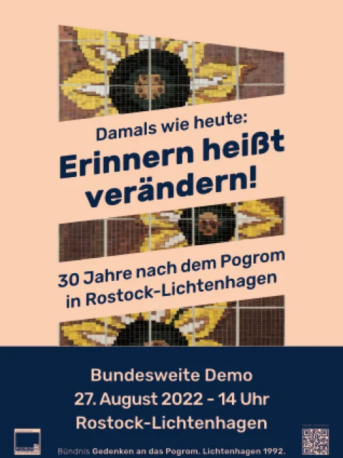 Flyer: DEMO ERINNERN HEIßT VERÄNDERN!
