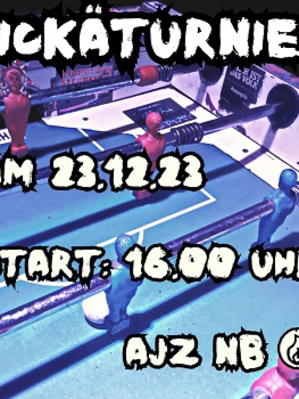 Flyer: KICKERTURNIER