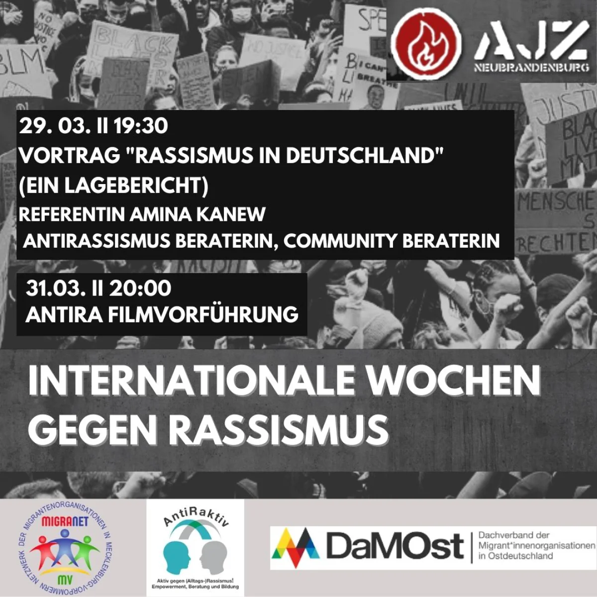Flyer: ANTIRA FILMVORFÜHRUNG