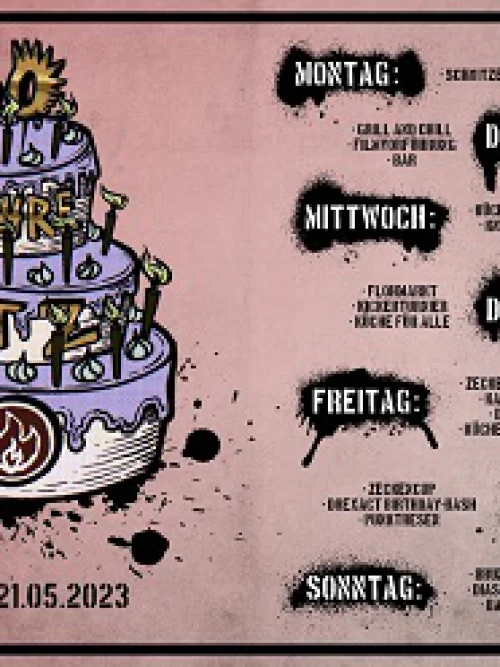 Flyer: 30. AJZ GEBURTSTAG