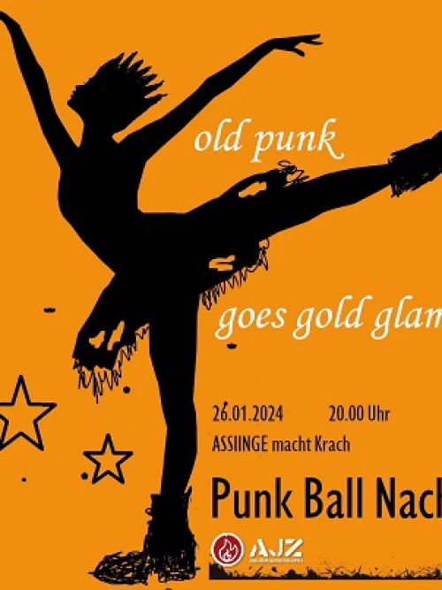 Flyer: PUNK BALL NACHT - OLD PUNK GOES GOLD GLAM
