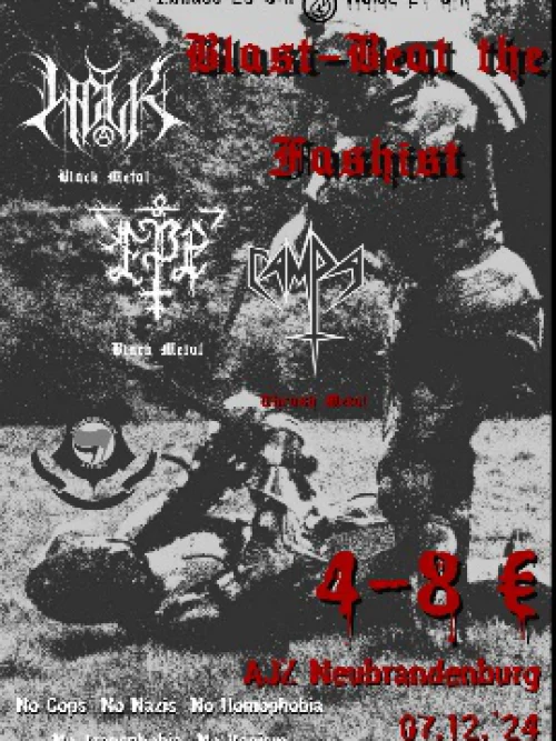 Flyer: WELK + FROST, PISSE & ELEND + CAMPA