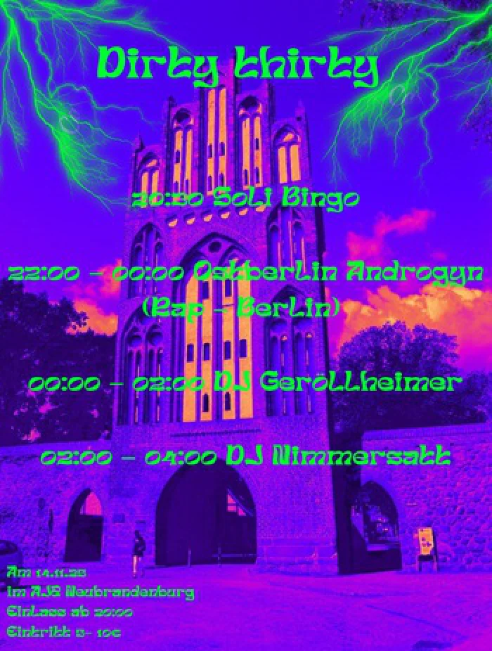 Flyer: DIRTY THIRTY
