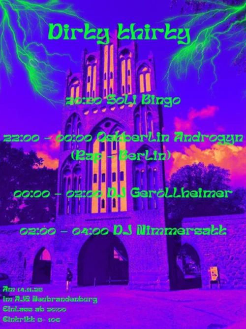 Flyer: DIRTY THIRTY