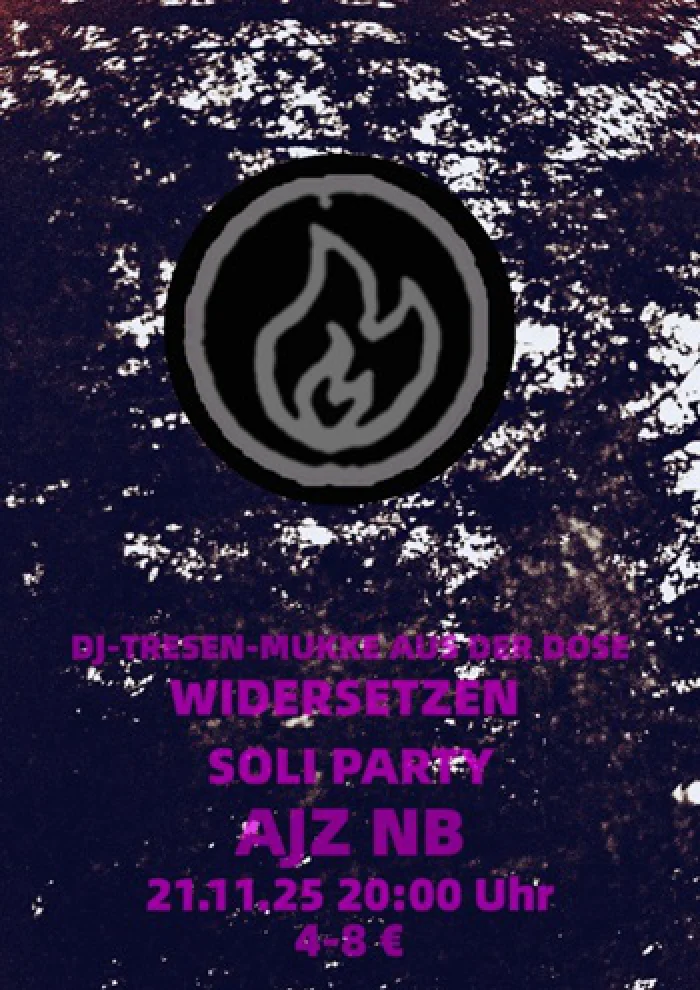 Flyer: WIDERSETZEN SOLI PARTY