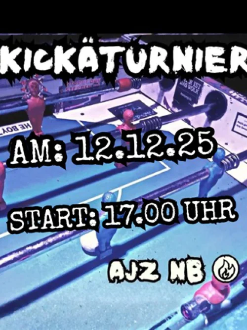 Flyer: KICKERTURNIER