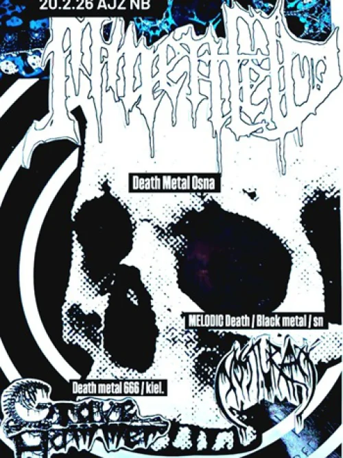 Flyer: GRAVEHAMMER + MINENFELD + NOSTURAACK