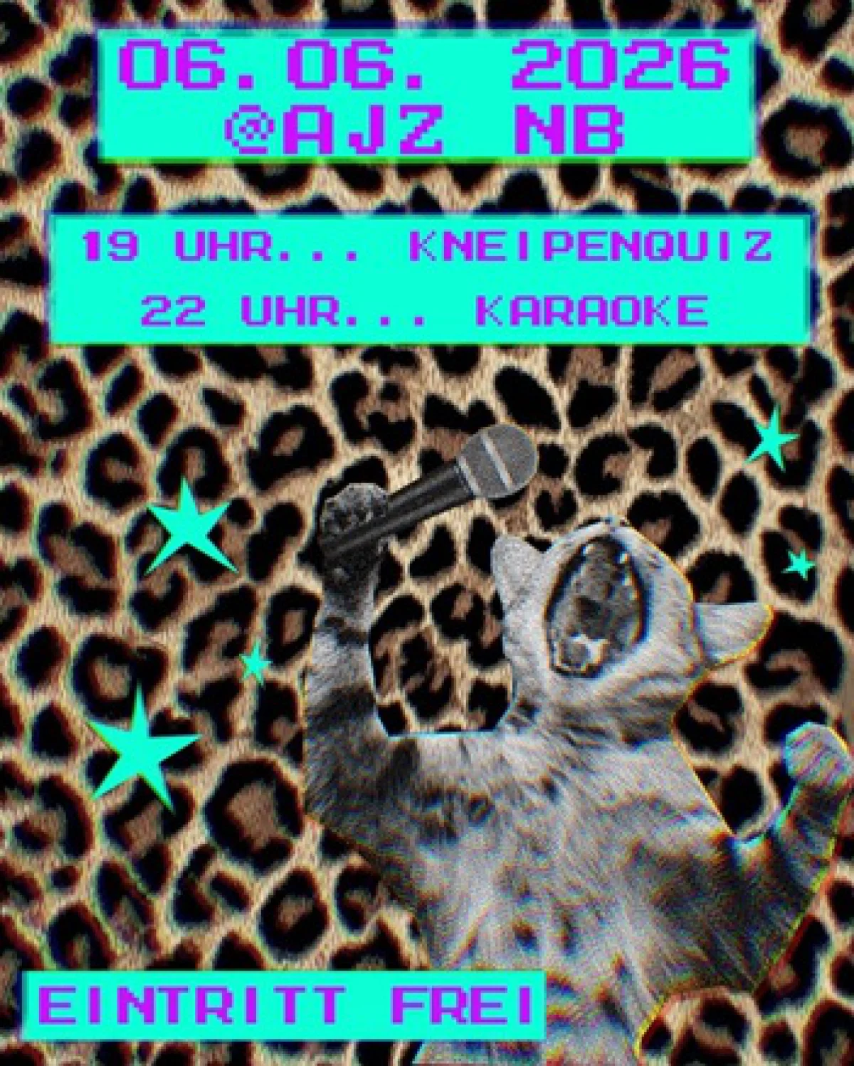 Flyer: KNEIPENQUIZ + KARAOKE