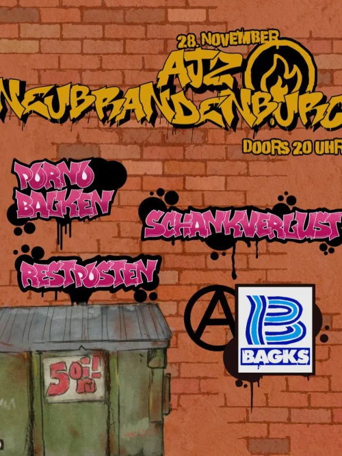 Flyer: PORNOBALKEN + SCHANKVERLUST + RESTPOSTEN + BEI ALDI GIBTS KEIN STERNBURG