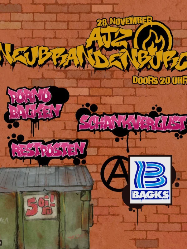 Flyer: PORNOBALKEN + SCHANKVERLUST + RESTPOSTEN + BEI ALDI GIBTS KEIN STERNBURG