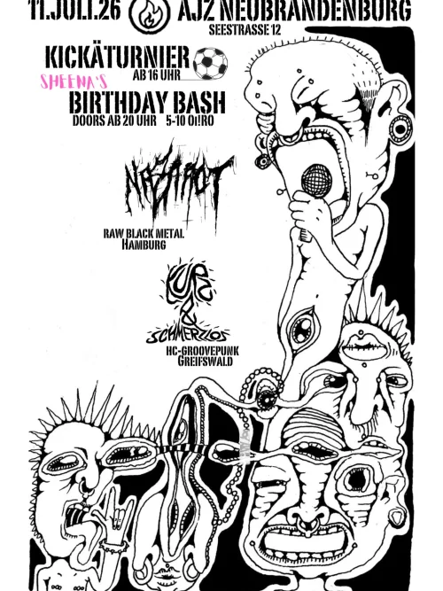 Flyer: Sheena's Birthday Bash