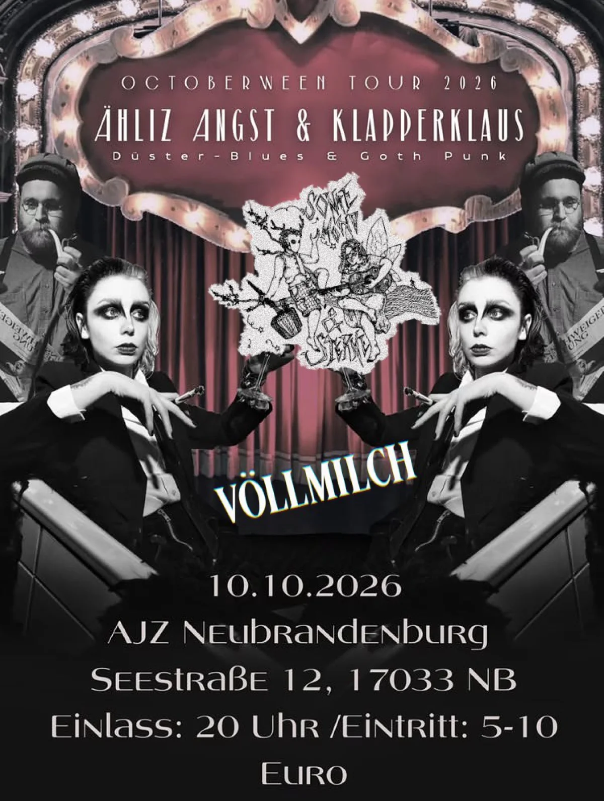 Flyer: ÄHLIZ ANGST & KLAPPERKLAUS