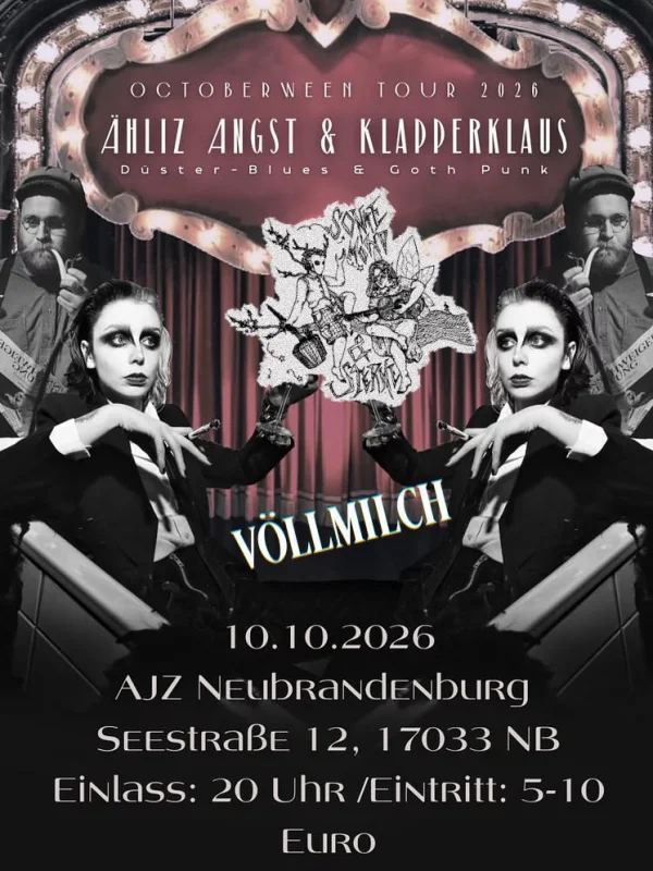 Flyer: ÄHLIZ ANGST & KLAPPERKLAUS